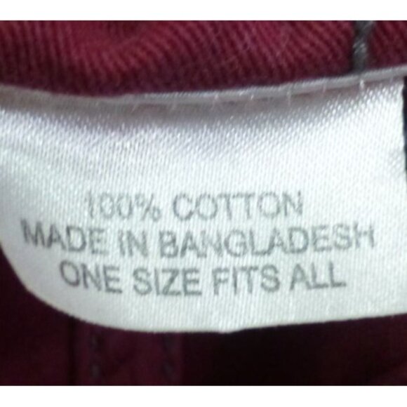 Jeep Maroon Distressed Logo Hat - Picture 8 of 8